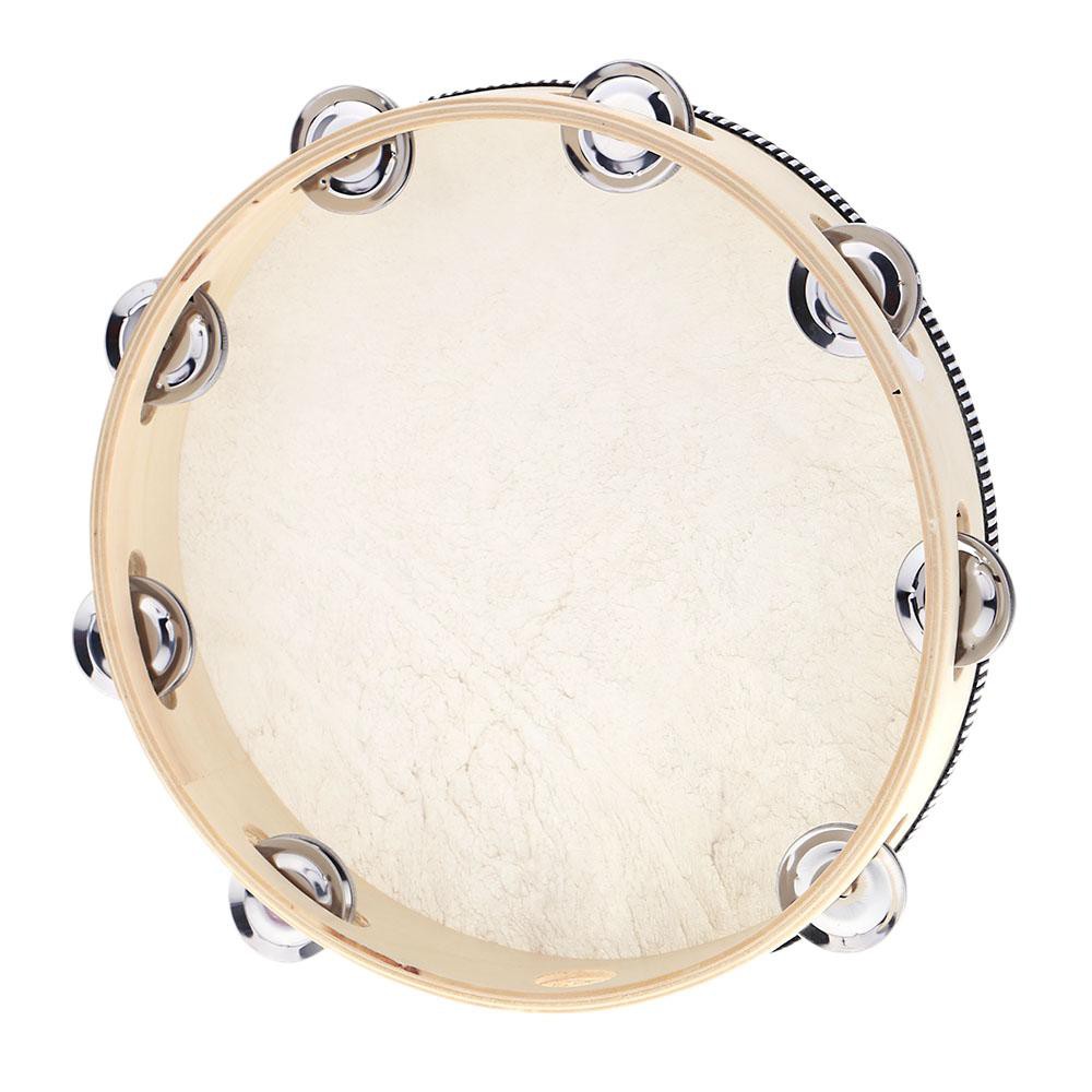 Trống Tambourine 10" cầm tay chuyên dụng cho các bữa tiệc