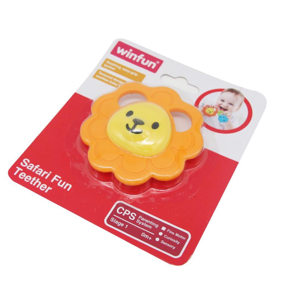Gặm nướu mềm hình sư tử BPA Free an toàn cho bé - Winfun 0164
