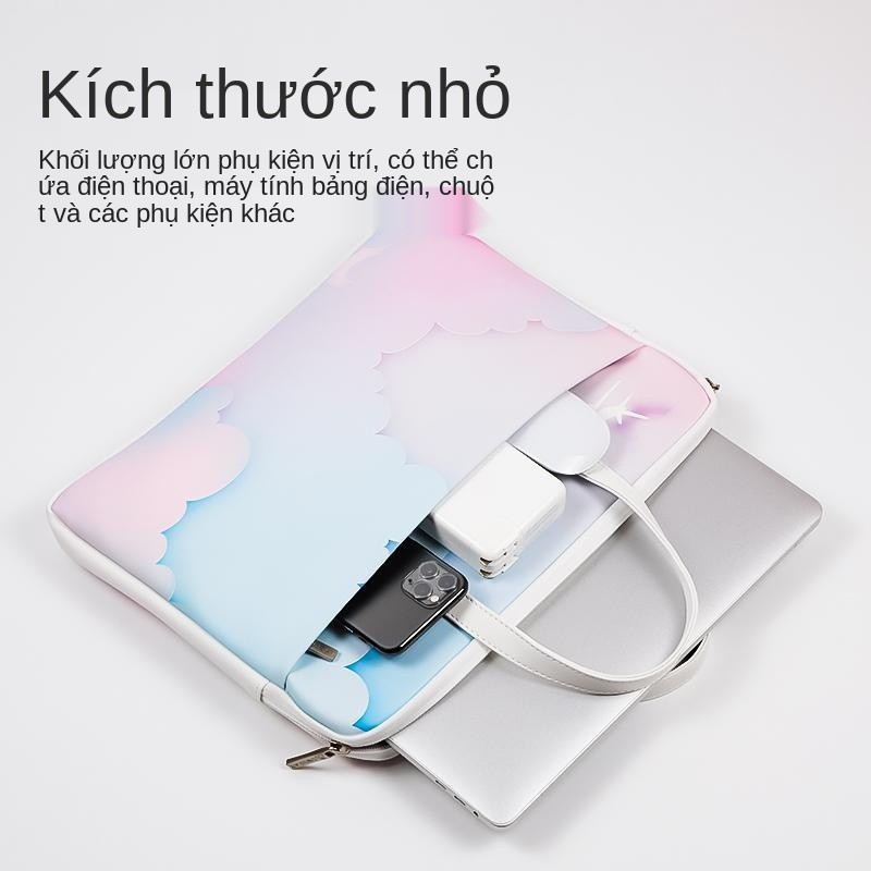 Túi máy tính xách tay đựng nữ nhỏ tươi và dễ thương Lenovo Xiaoxin Apple 13 inch 14 15,6 phim hoạt hình