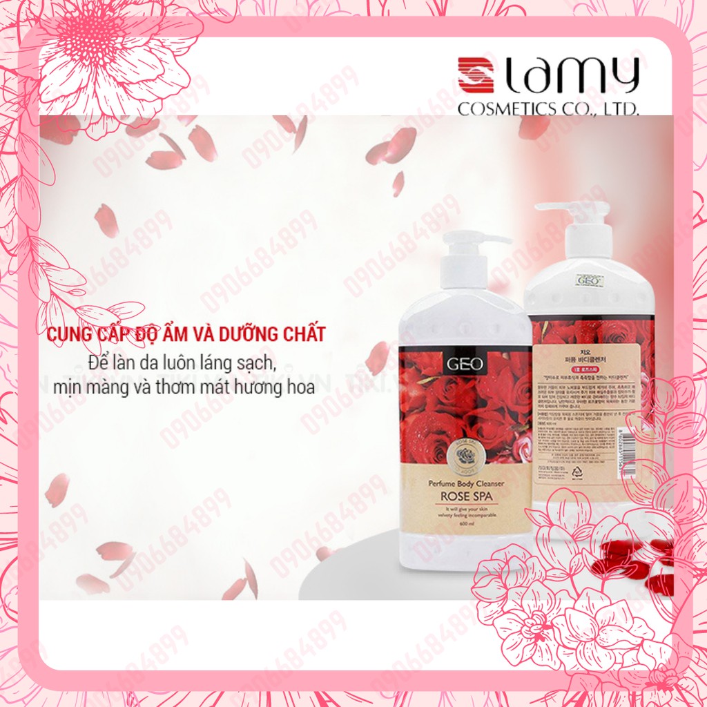 ⭐ SỮA TẮM DƯỠNG DA ⭐ GEO PERFUME BODY CLEANSER - 600ML | BigBuy360 - bigbuy360.vn