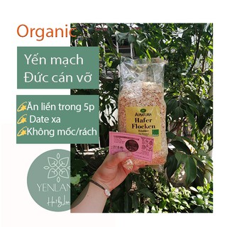 Yến mạch cán vỡ nhỏ Hafer Flocken hữu cơ Yenlanhnatural