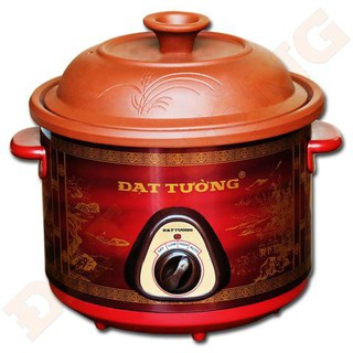 Nồi hầm , kho cá 2.5 lít đạt tường màu nâu