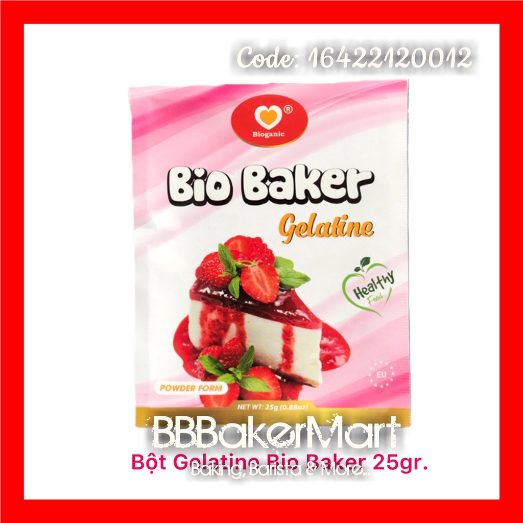 Gelatine BỘT BIO BAKER - 25gr