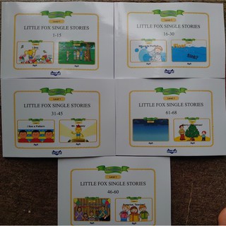 [Level 1] Little Fox Single Stories bộ 4c-68tr dành cho bé 3-10 tuổi