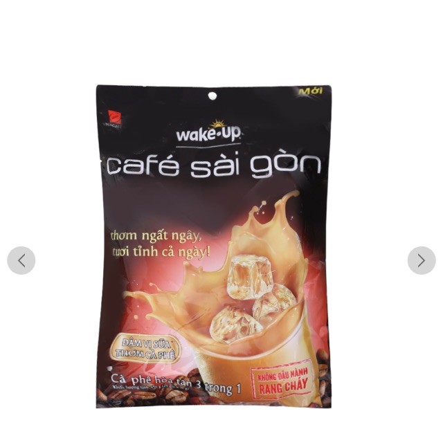 ( HSD: T4/2023) Cà phê sữa hòa tan Wake Up Café Sài Gòn 456g (19g x 24 gói) | BigBuy360 - bigbuy360.vn