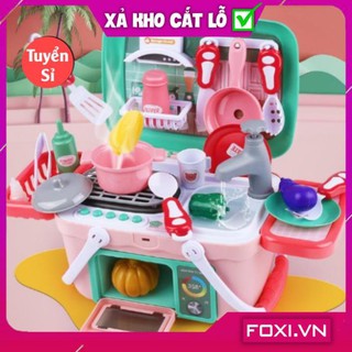 [SALE SẬP SÀN] Bộ đồ chơi nấu ăn-bác sĩ-nướng BBQ Foxi-nhập vai-giáo dục hướng nghiệp-có pin-âm thanh như thật