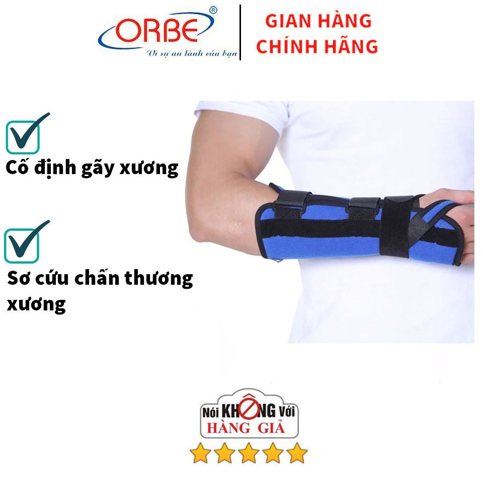 Nẹp cẳng tay ORBE H4 – Nẹp tay hỗ trợ cố định gãy xương, bong gân ở cẳng tay, cổ tay hoặc bàn tay