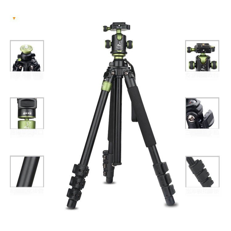 Chân máy ảnh chuyên nghiệp Tripod Beike – SYS 400 pro