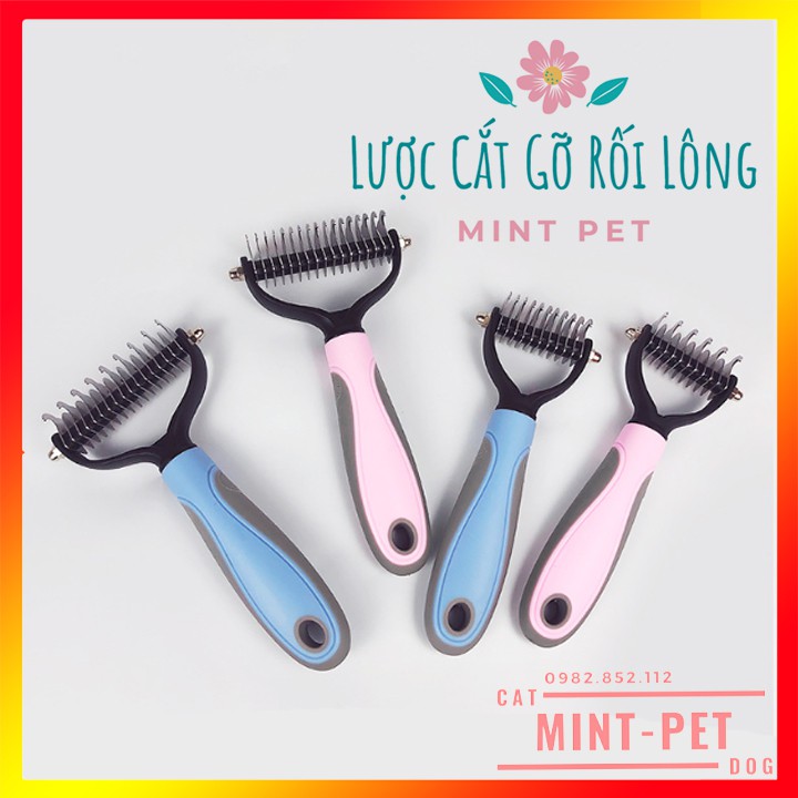 Lược cắt gỡ rối lông chó mèo giá rẻ loại to 7cm #MintPet