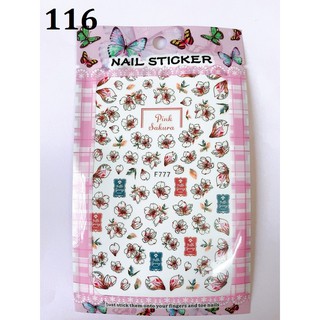 Stick dán móng tay, Sticker hoa Nail stick trang trí móng