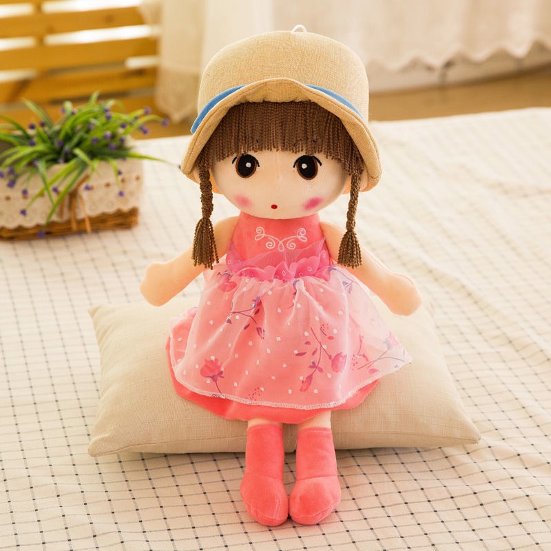 Búp Bê Bằng Bông Đội Mũ Xinh Xắn Bé Nào Cũng Thích Lắm Nha Mẹ
