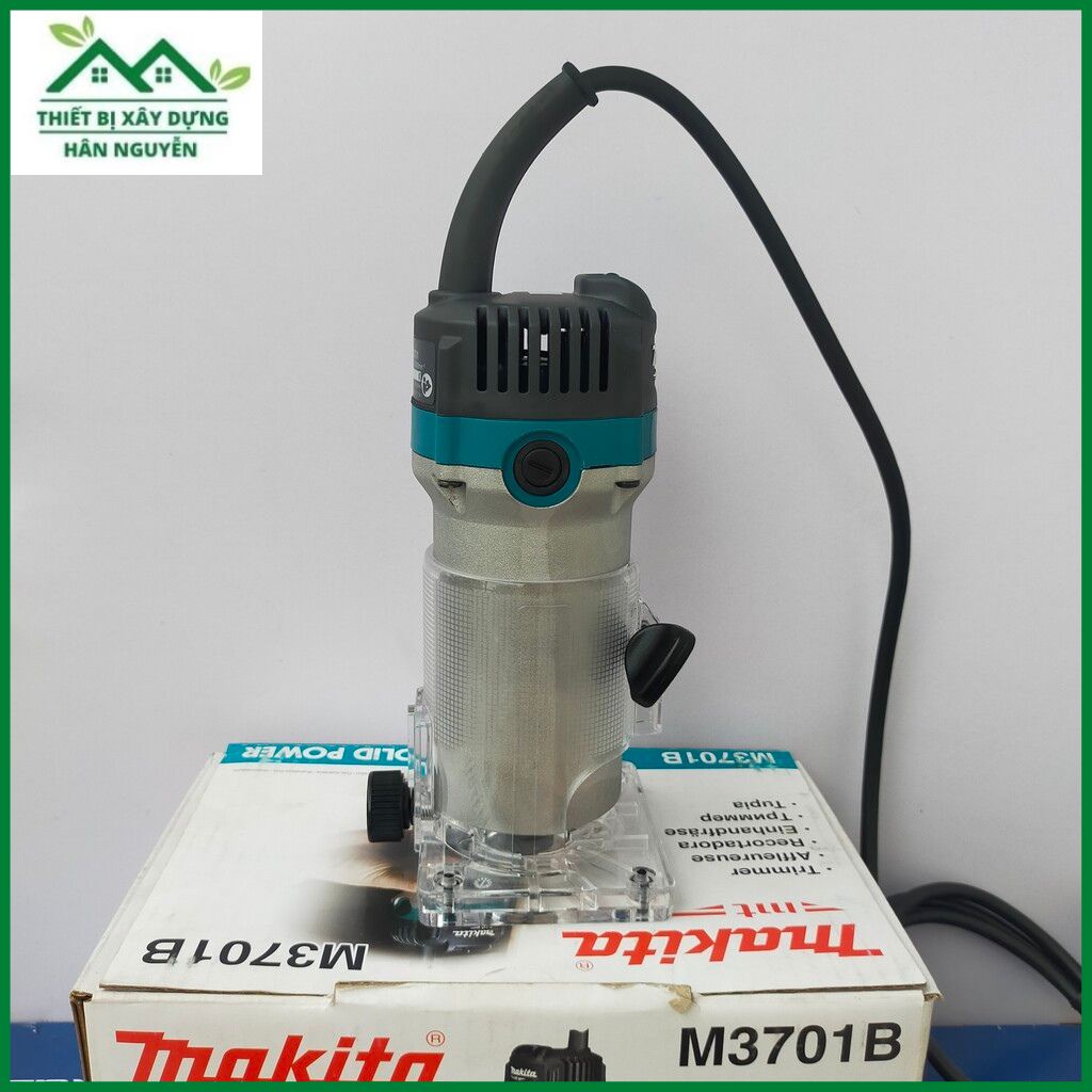 Máy phay gỗ Makita M3701B cốt 6.35mm,máy soi mộng,đánh cạnh