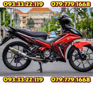 Tem Rời Decal Xe Ex 135 Lc Zin Đỏ Đen