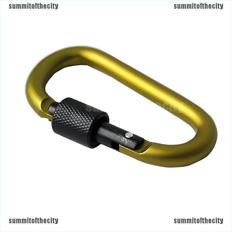 Set 5 Móc Khóa Leo Núi Hình Chữ D Bằng Hợp Kim Nhôm