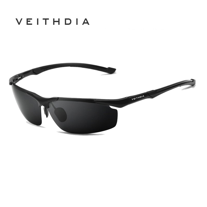 Phụ kiện thời trang VEITHDIA 6592 Kính râm lái xe phân cực nhôm magie chất lượng cao cho nam