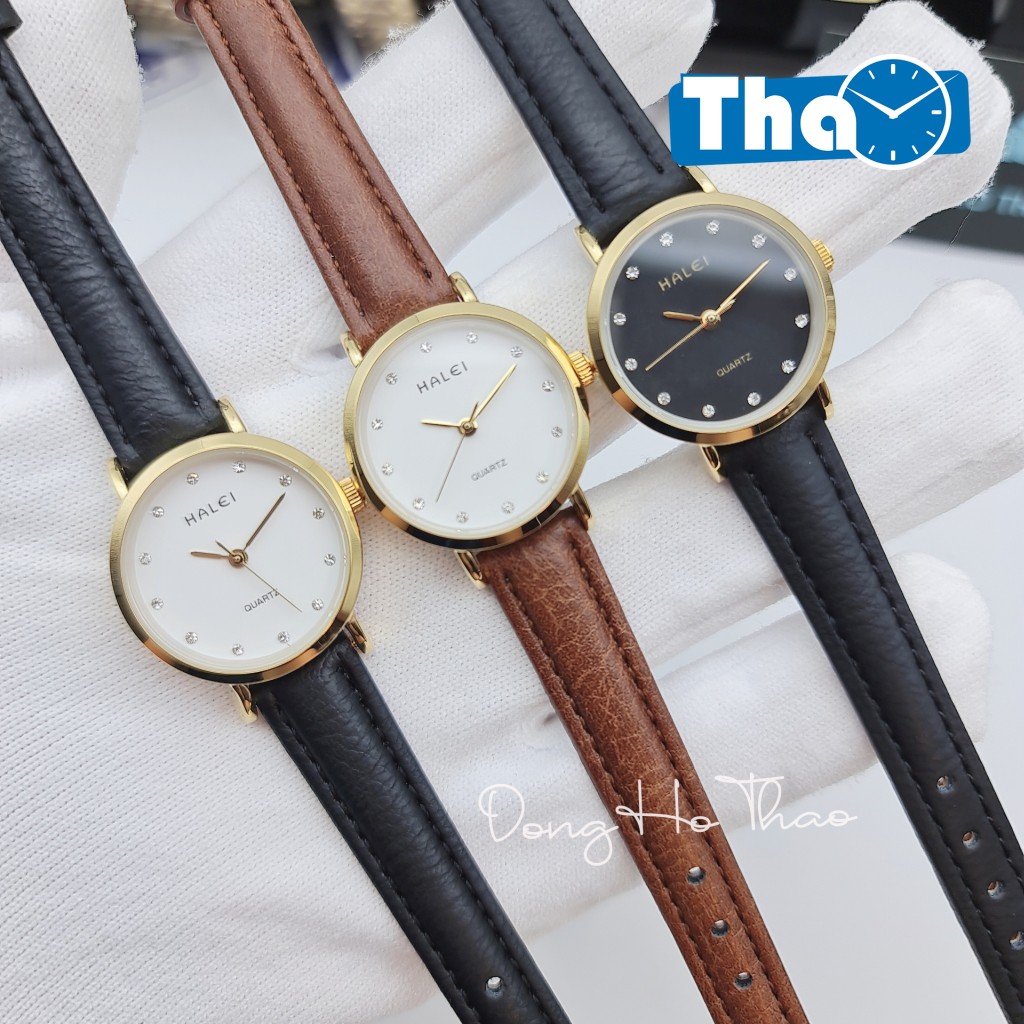 [Mã FAMAYFA2 giảm 10K đơn 50K] Đồng Hồ Nữ Dây Da Halei 542 Thiết Kế Tối Giản Sang Chảnh Chống Nước | BigBuy360 - bigbuy360.vn