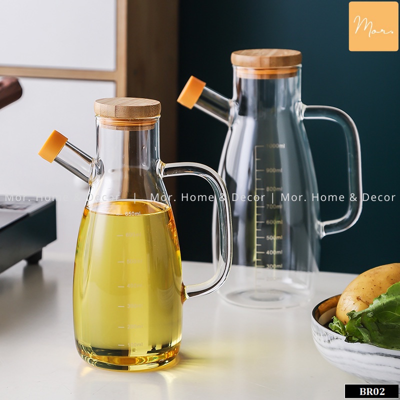 BST Bình thủy tinh đựng gia vị, dầu ăn..