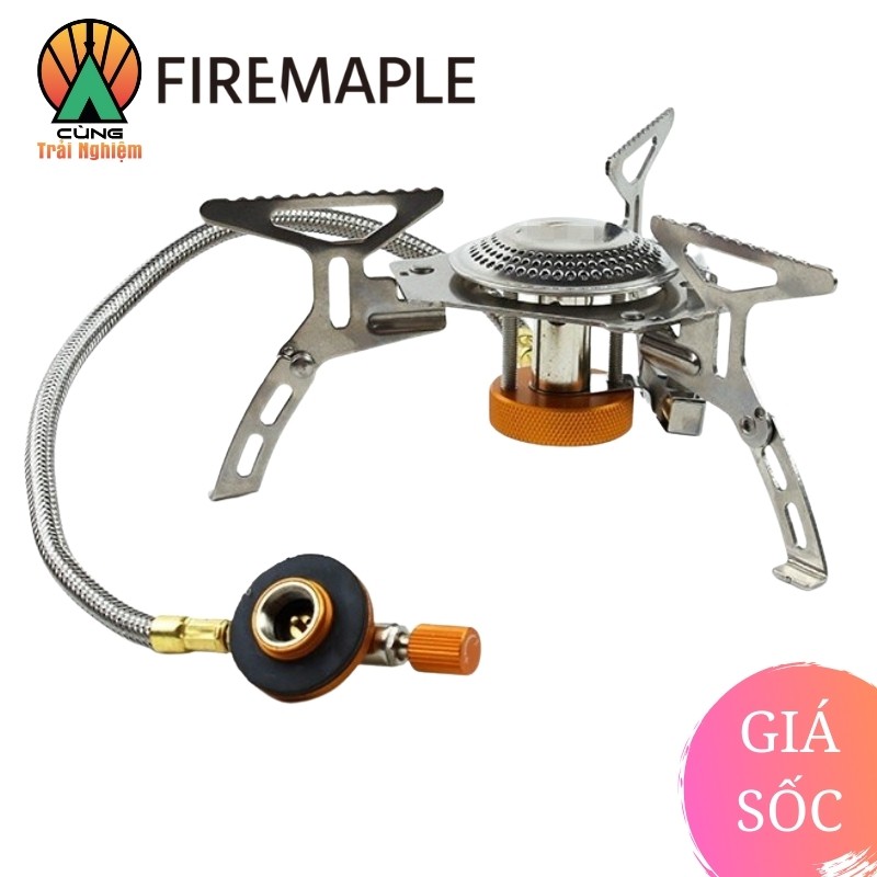 Bếp Gas Fire Maple Mini FMS-105 Điều Áp  Nhỏ Gọn Chuyên Dụng Cho Du Lịch, Dã Ngoại Cắm Trại