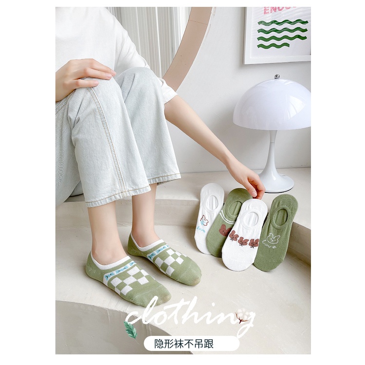 Tất hài nữ lolita cổ ngắn, vớ mang trong giày rất gọn hàn quốc