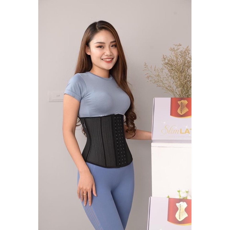 Đai slim latex thông hơi 25 xương dài 24 cm ( hàng cao cấp chuẩn âu )