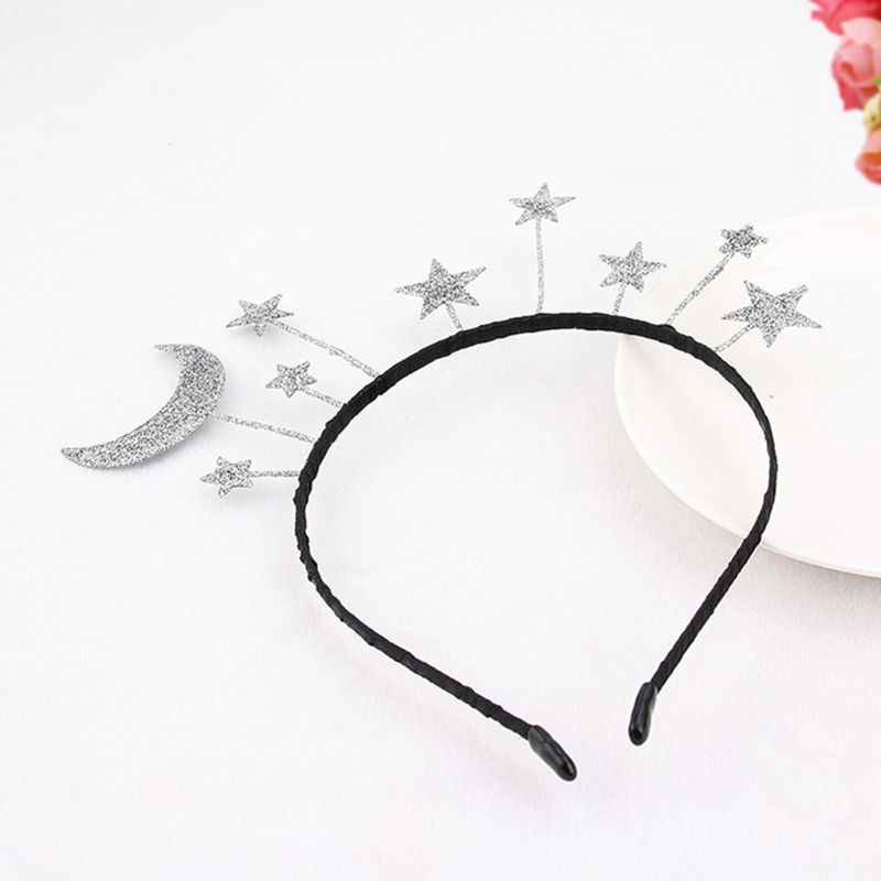 Băng Đô Vương Miện Hóa Trang Halloween Lấp Lánh Dành Cho Bé Gái