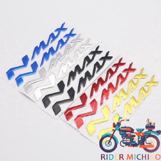 2pcs (a Pair) Yamaha NMAX125 Nmax150 N-max155 Applique 3D Moto Logo Sticker huy hiệu