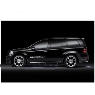 Tem dán cửa xe ô tô Sport (trắng)