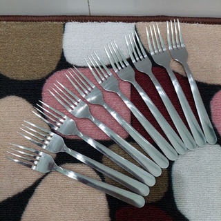 Combo 10 Nỉa ăn cơm inox cao cấp
