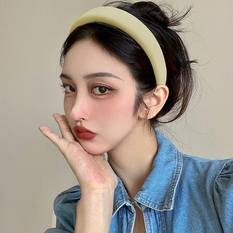 Băng Đô Cài Tóc Bản Rộng Phong Cách Cổ Điển Thời Trang Cho Nữ