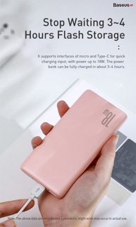 Pin dự phòng Baseus Gentleman Digital Display 10000mAh