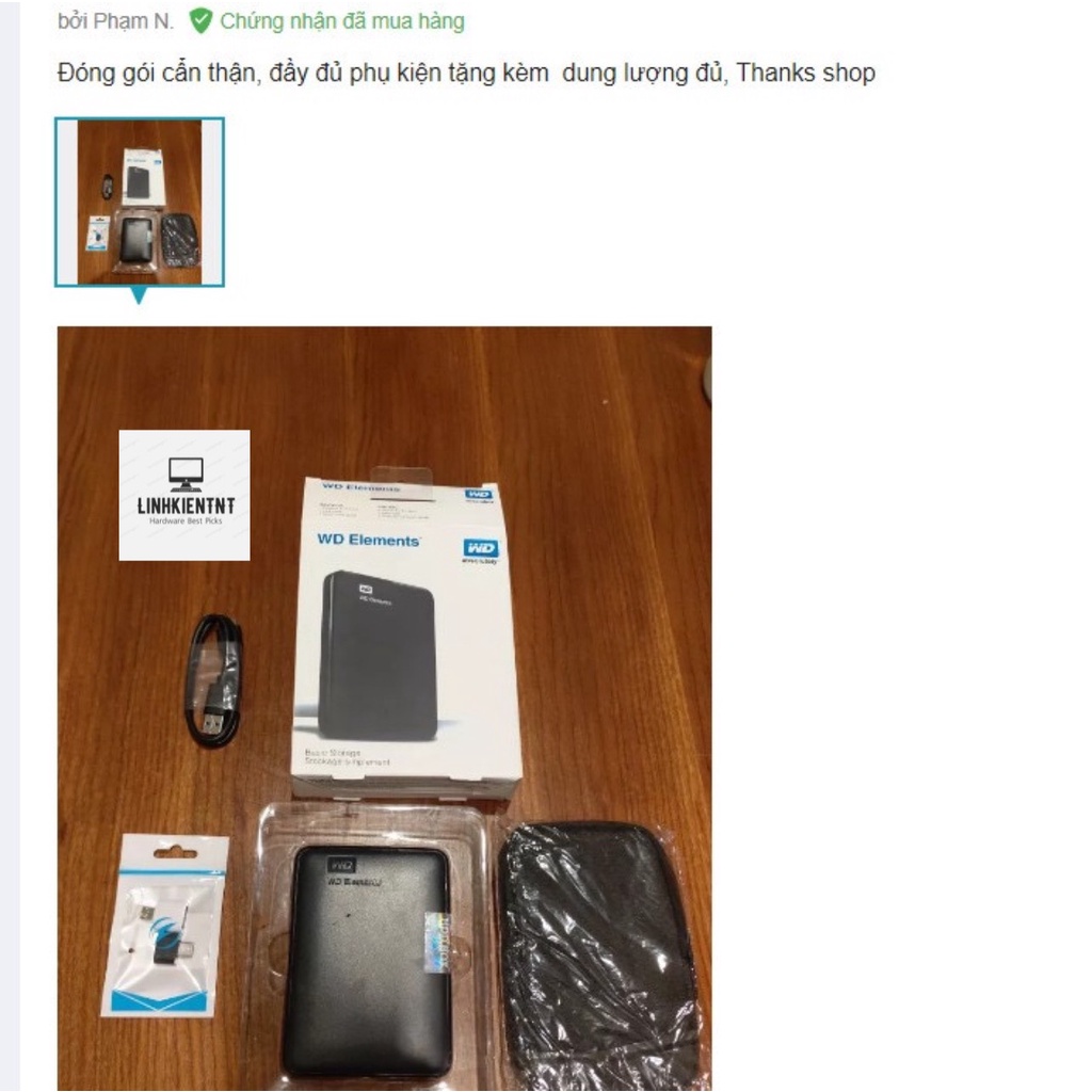 Ổ Cứng Di Động WD Elements 250gb/320gb/500gb/750gb/1TB - Nhiều Quà Tặng