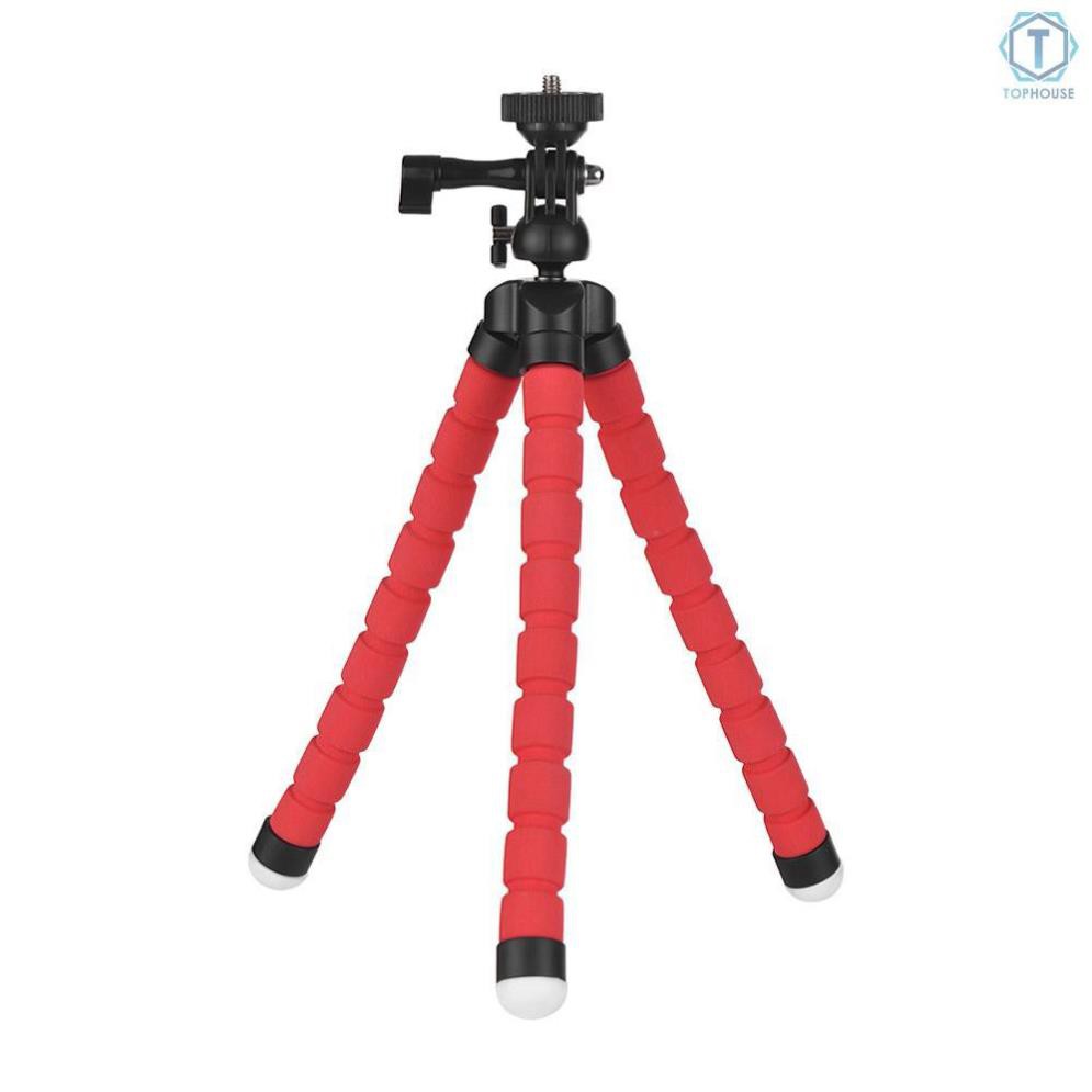 Tripod Bạch Tuộc 3 Chân Để Điện Thoại Để Bàn, Cầm Tay, Tặng Kèm Kẹp Điện Thoại