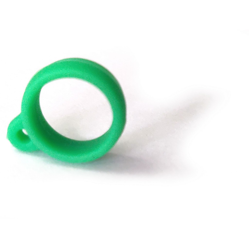 Vòng silicon buộc thiết bị cầm tay cỡ nhỏ đường kính Φ 13mm có clip thực tế