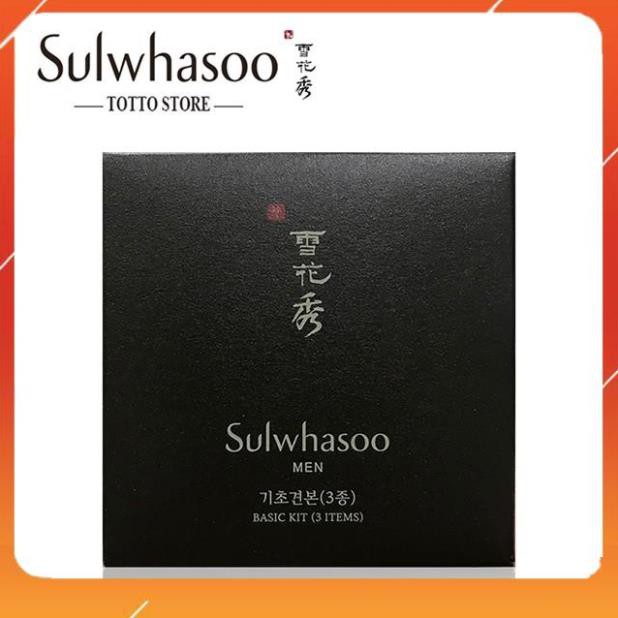 [Mini] Bộ dưỡng da Nam Sulwhasoo Basic Kit 3 items 38ml - Bộ chống lão hóa nam Sulwhasoo, Sữa rửa mặt nam Sulwhasoo MC