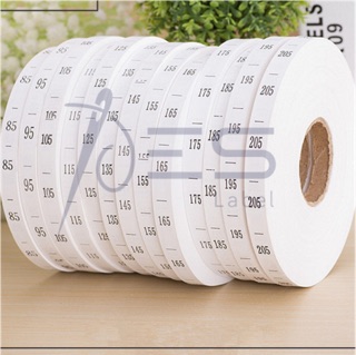 Nhãn cuộn giấy dai size số (nylon)