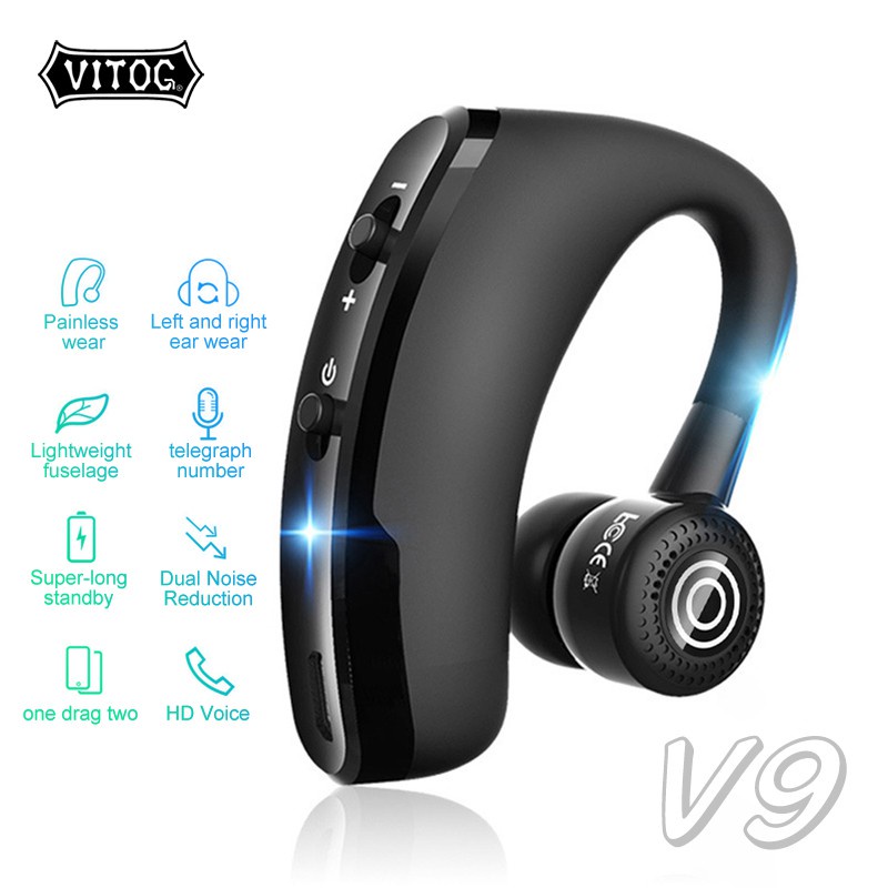 Tai nghe V9 tai nghe bluetooth rảnh tay dành cho doanh nghiệp tai nghe bluetooth không dây tai nghe 