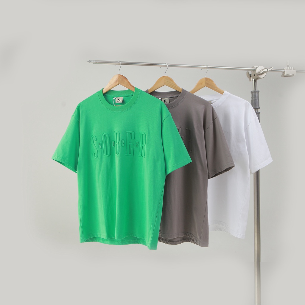 Áo Thun Sober Embossed Tee Form Rộng