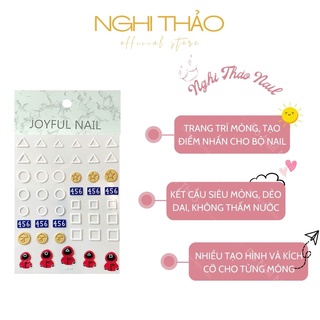 Sticker nail lụa Squid Game 5D NGHI THẢO