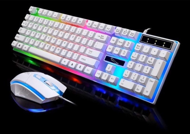 ( ưu đãi cực khủng ) [Combo] Bàn phím giả cơ Led RGB + Chuột Gaming Leopard G21 - Bảo hành 12 tháng