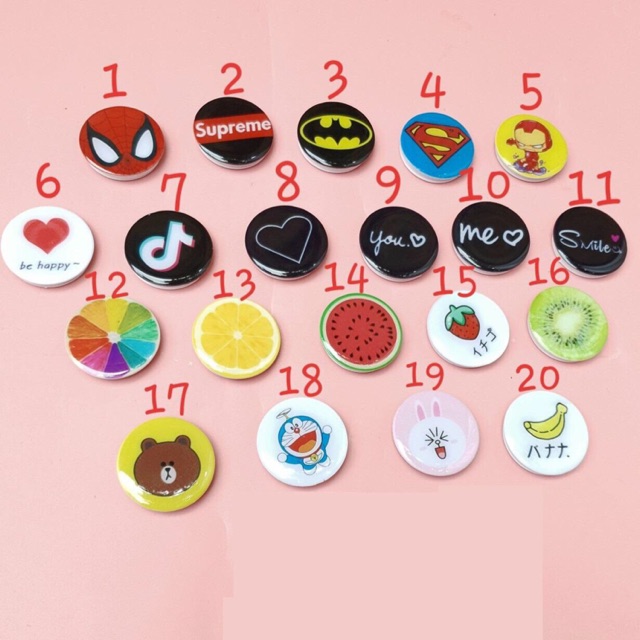 Popsocket Giá Đỡ Phủ Bóng Nhiều Mẫu Hot