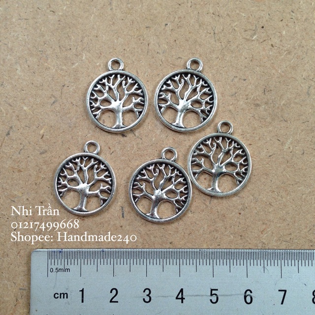5 mặt cây cổ thụ xi bạc Handmade
