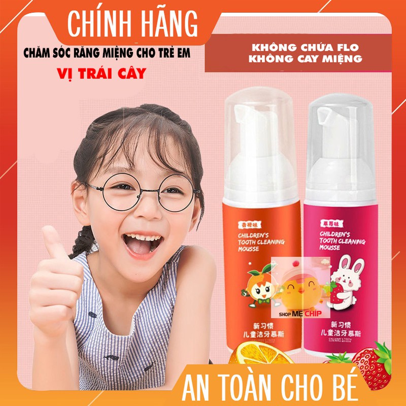 Kem Đánh Răng Tạo Bọt Trẻ Em ❤️RẺ VÔ ĐỊCH❤️ Kem Đánh Răng Chống Sâu Răng Cho Trẻ Em Dạng Bọt ❤️Tuyệt Đối An Toàn❤️