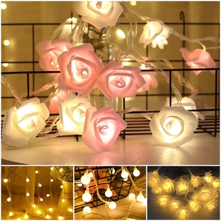Dây đèn led nhiều kiểu độc đáo trang trí bữa tiệc