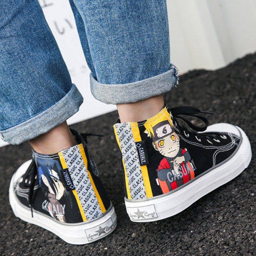One Piece Breathable Trend Anime All-match Anime Graffiti giày nam | BigBuy360 - bigbuy360.vn