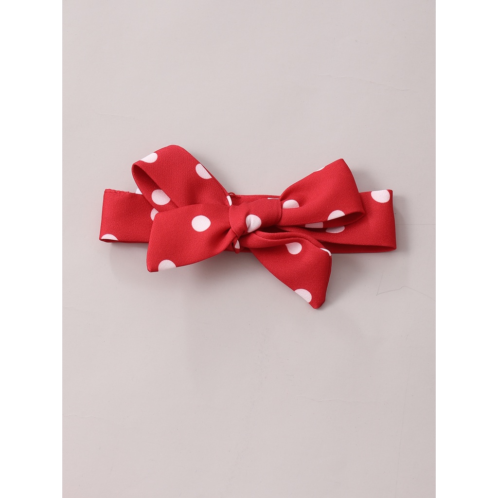 Set đồ 3 món MIKRDOO gồm áo thun tay ngắn in hình quả dâu + quần yếm và băng đô thời trang mùa hè cho bé gái 0-2 tuổi