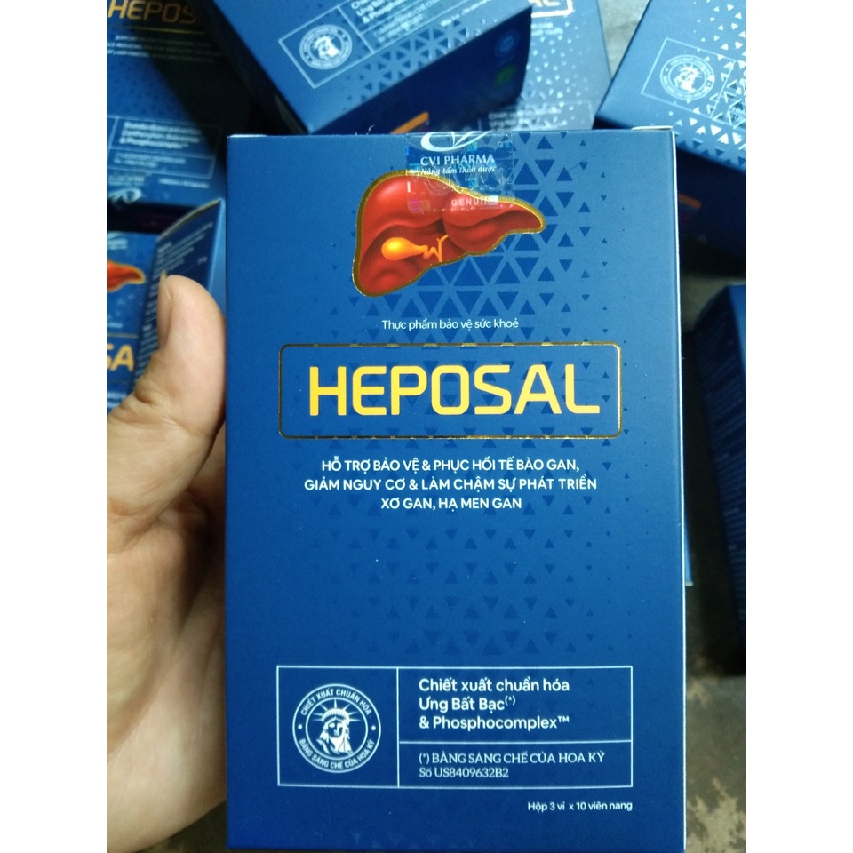 heposal TPCN bảo vệ gan, tăng cường chức năng gan