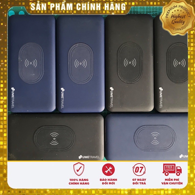 SẠC DỰ PHÒNG KHÔNG DÂY LI-POLYMER 10.000mAh UMETRAVEL PW1 CÓ HỖ TRỢ SẠC NHANH CHUẪN QC3.0 18W [RẺ MÀ CHẤT]