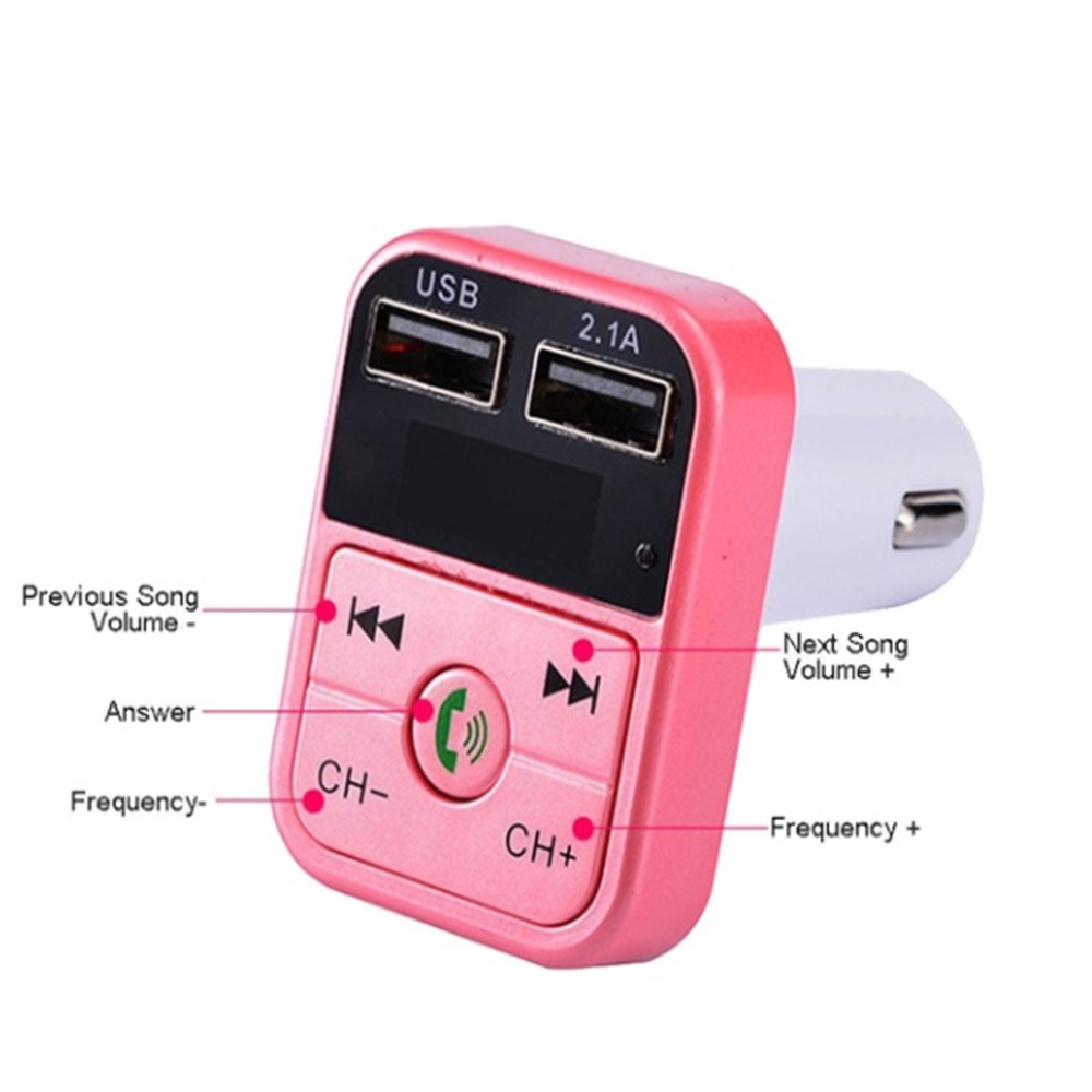 Thiết Bị Phát Mp3 Bluetooth Không Dây Tích Hợp Cổng Sạc Usb Cho Xe Hơi