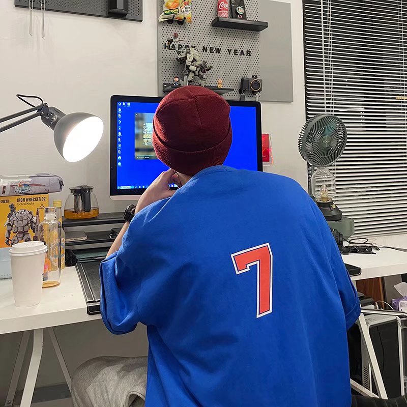 Áo Thun Tay Ngắn Dáng Rộng In Chữ Phong Cách Hip Hop Nhật Bản Thời Trang Mùa Hè Cho Nam size M-5XL