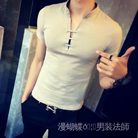 Áo Thun Cotton Ngắn Tay Dáng Ôm Thời Trang Mùa Hè Cho Nam J3Kx | BigBuy360 - bigbuy360.vn